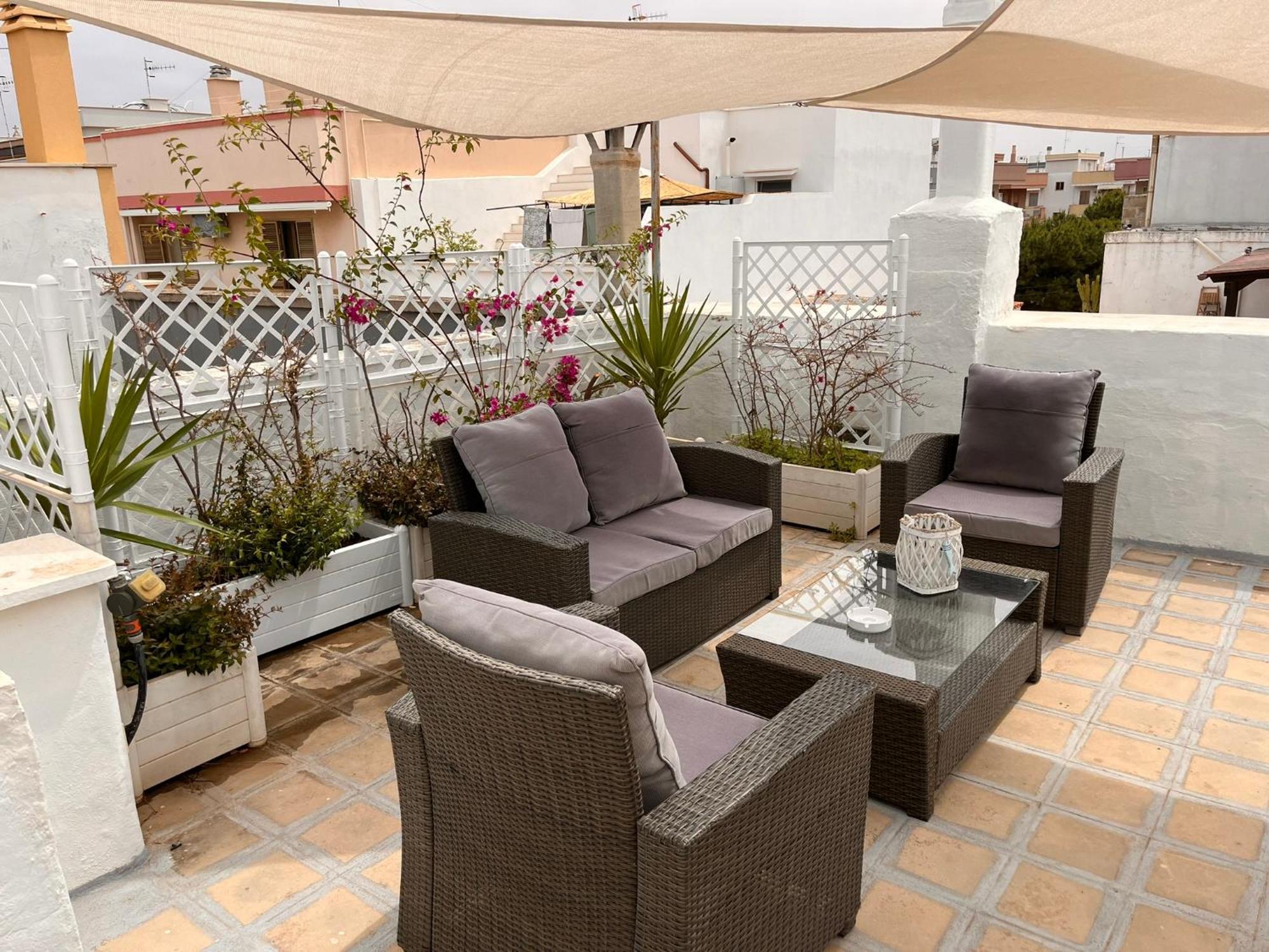 Vele Bianche Cosy Home Con Terrazza 폴리나노 아마레 외부 사진
